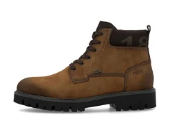Rieker , gefütterte Herren-Boots, Winterschuhe, Weite H, mit Reißverschluss COGNAC