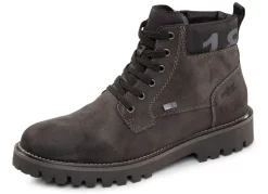 New Rieker , gefütterte Herren-Boots, Winterschuhe, Weite H, mit Reißverschluss ANTHRAZIT