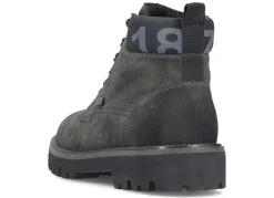 New Rieker , gefütterte Herren-Boots, Winterschuhe, Weite H, mit Reißverschluss ANTHRAZIT