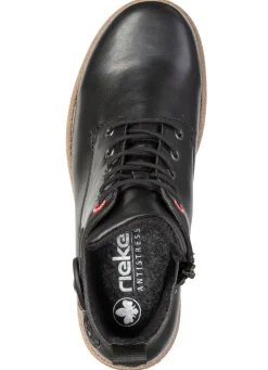 Discount Rieker , klassische Damen-Stiefeletten, mit Reißverschluss SCHWARZ