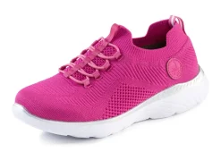 Best BADER Rieker, leichte Damen-Sneaker, Weite G, mit MemoSoft-Textileinlage PINK