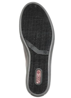 Clearance Rieker , modische Damen-Sneaker, mit Reißverschluss ALTSILBER
