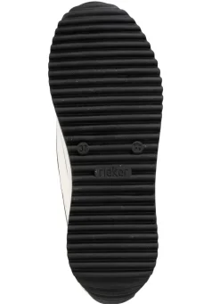 Discount Rieker Schnür-Bootie in Leo-Print oder Denim-Style BRAUN-SCHWARZ-WEISS