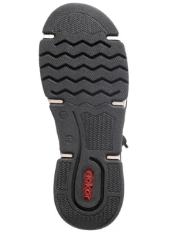 Sale Rieker Sneaker aus schattiertem Synthetik und Textil SCHWARZ