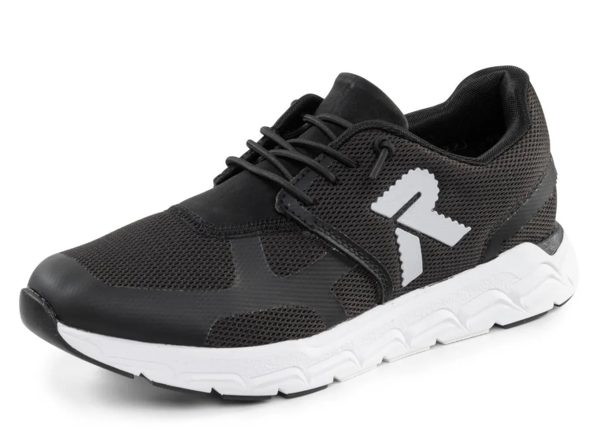 Discount Rieker Sneaker aus teilweise beschichtetem Meshmaterial SCHWARZ