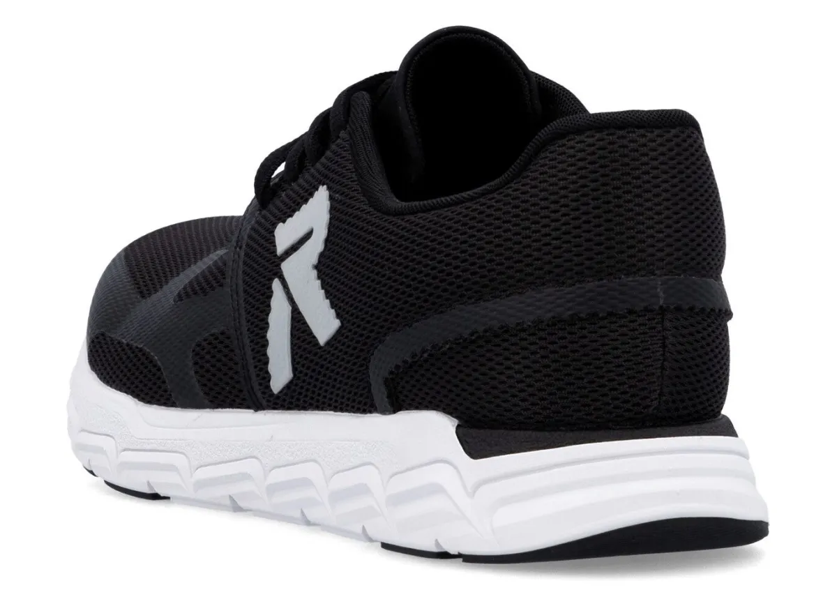 Discount Rieker Sneaker aus teilweise beschichtetem Meshmaterial SCHWARZ