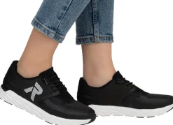 Discount Rieker Sneaker aus teilweise beschichtetem Meshmaterial SCHWARZ