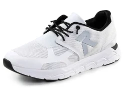 New Rieker Sneaker aus teilweise beschichtetem Meshmaterial WEISS