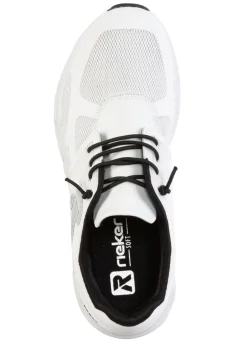 New Rieker Sneaker aus teilweise beschichtetem Meshmaterial WEISS
