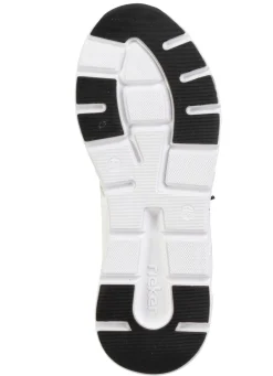 New Rieker Sneaker aus teilweise beschichtetem Meshmaterial WEISS