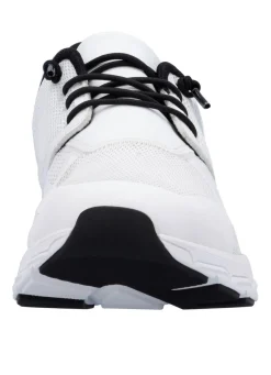 New Rieker Sneaker aus teilweise beschichtetem Meshmaterial WEISS