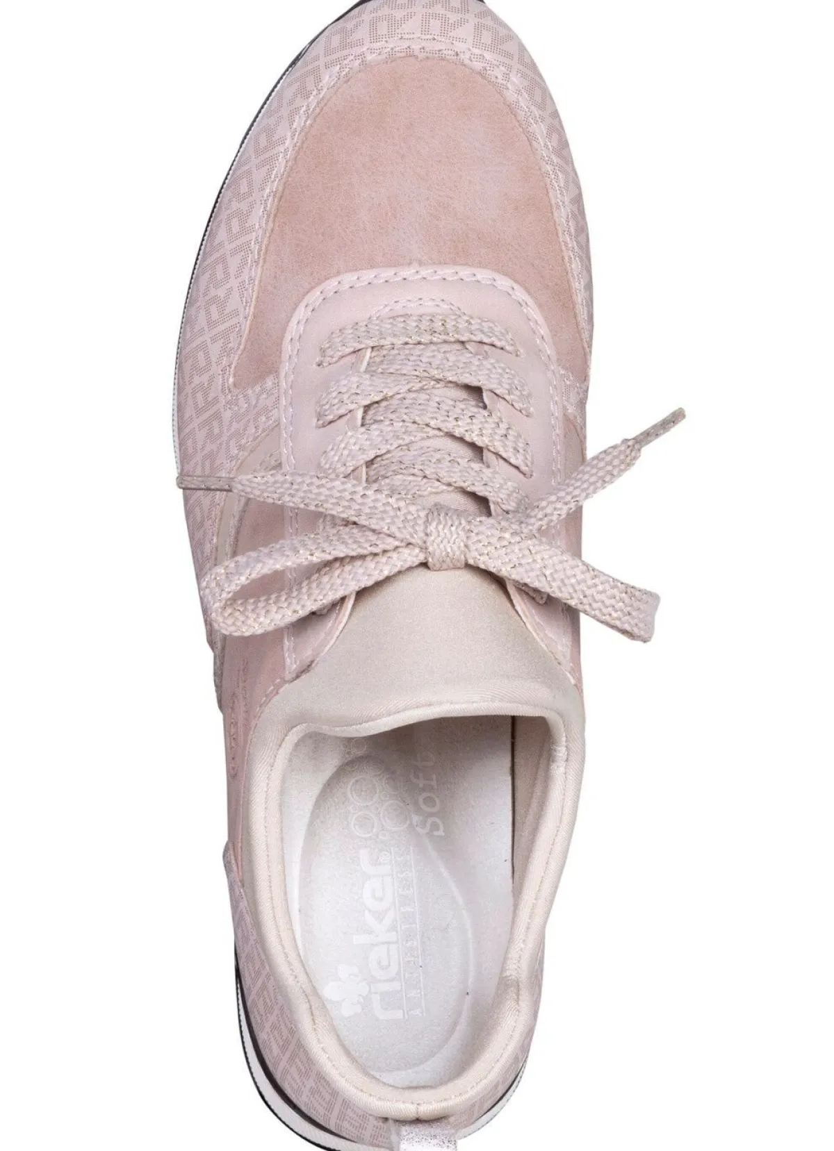 Outlet Rieker Sneaker mit Zierschnürung PUDERROSÉ