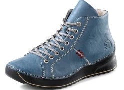 Discount Rieker , sportive Damen-Boots, Winterschuhe, mit Reißverschluss JEANSBLAU