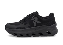 Rieker , sportive Damen-Sneaker, Weite G, mit herausnehmbarem Fußbett SCHWARZ