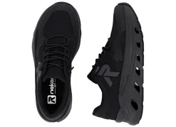 Rieker , sportive Damen-Sneaker, Weite G, mit herausnehmbarem Fußbett SCHWARZ