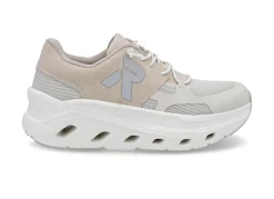Rieker , sportive Damen-Sneaker, Weite G, mit herausnehmbarem Fußbett HELLBEIGE