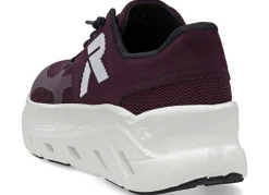 Rieker , sportive Damen-Sneaker, Weite G, mit herausnehmbarem Fußbett WEINROT