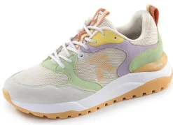 New Rieker , sportliche Damen-Sneaker, mit herausnehmbarem Fußbett MINT-MULTICOLOR