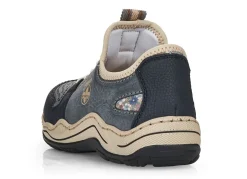 New Rieker , sportliche Damen-Sneaker, mit herausnehmbarem Fußbett JEANS-BEIGE