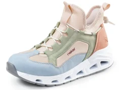 Outlet Rieker , stylische Damen-Boots, Weite G, mit herausnehmbarem Fußbett MULTICOLOR