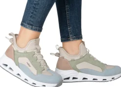 Outlet Rieker , stylische Damen-Boots, Weite G, mit herausnehmbarem Fußbett MULTICOLOR
