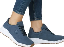 Hot Rieker , stylische Damen-Sneaker, Weite H, mit herausnehmbarem Fußbett JEANS