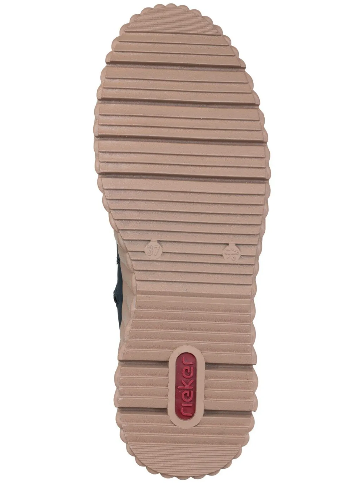 Sale Rieker , trendige Damen-Boots, Winterschuhe, mit herausnehmbarem Fußbett DUNKELBLAU