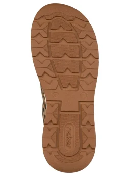 New Rieker , trendige Damen-Sneaker, mit Reißverschluss BRAUN