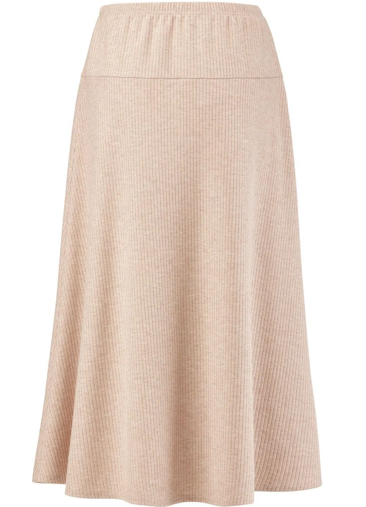 Outlet Stilschmiede Rock in bequemer Schlupfform BEIGE MELIERT