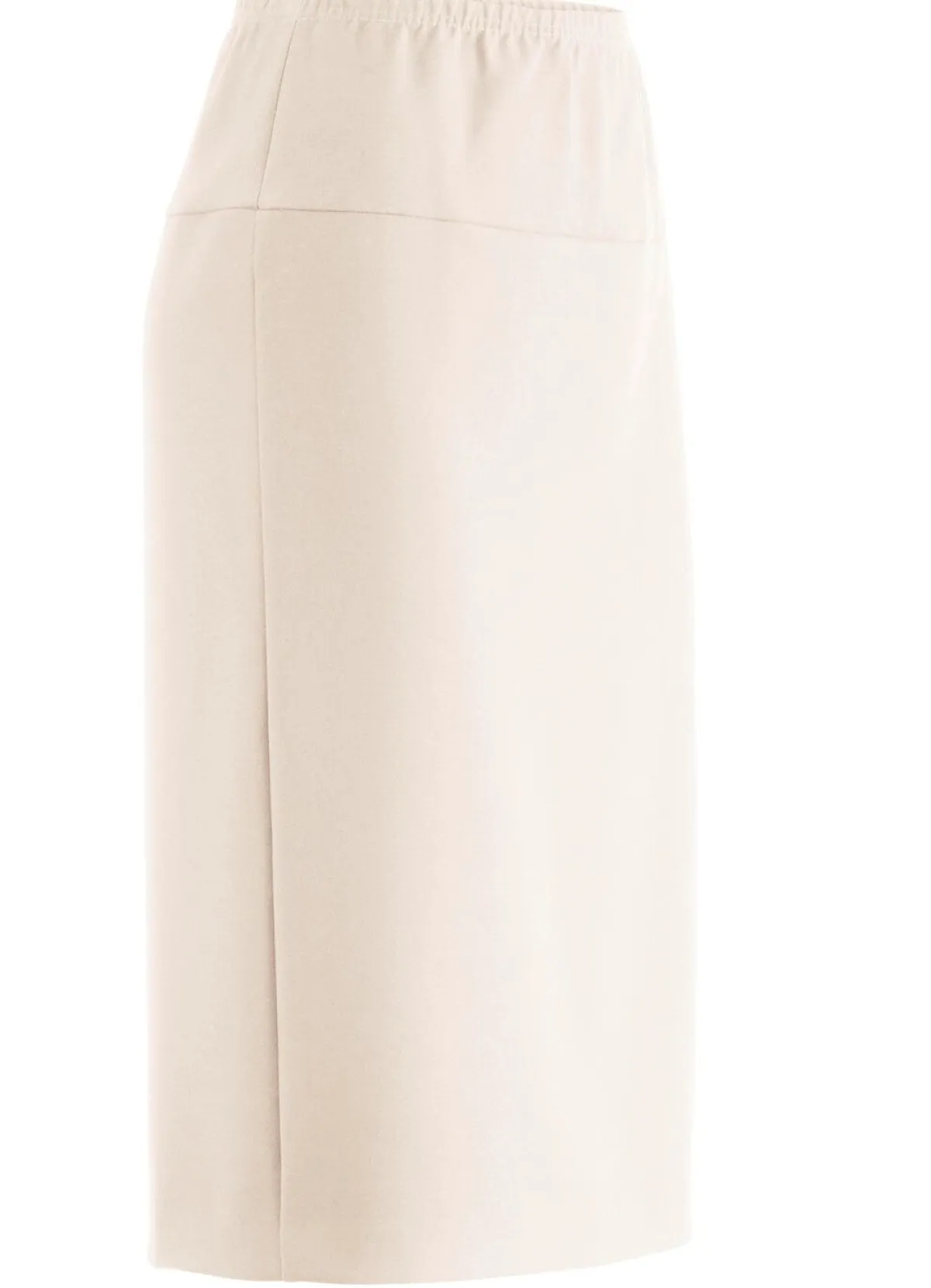 New KLAUS MODELLE MADE IN GERMANY Rock in gerader Schnittführung BEIGE