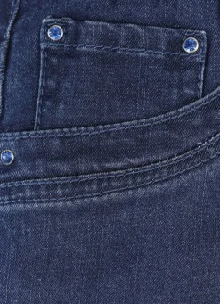 BADER Rock in gerader Schnittführung JEANSBLAU