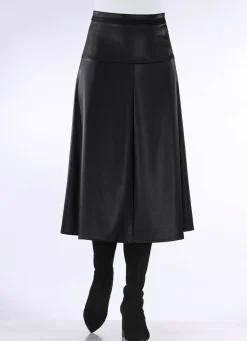 Clearance KLAUS MODELLE MADE IN GERMANY Rock in leichter Tellerform SCHWARZ