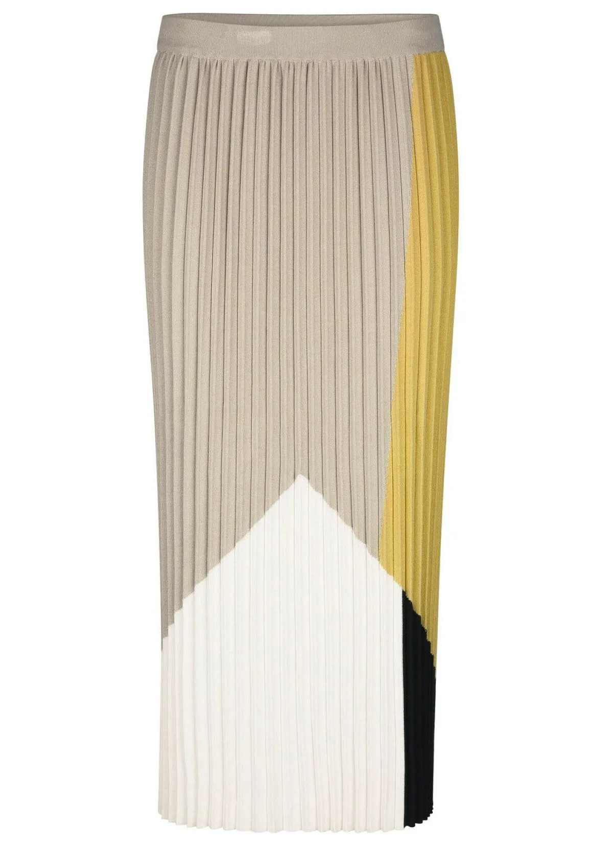 Best BADER Rock mit Plisseefalten BEIGE
