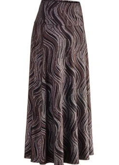 Online BADER Rock mit edel schimmerndem Glanzdruck SCHWARZ-BRAUN-MULTICOLOR