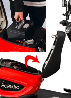 Sale BADER Rolektro - Der E-Roller ROT