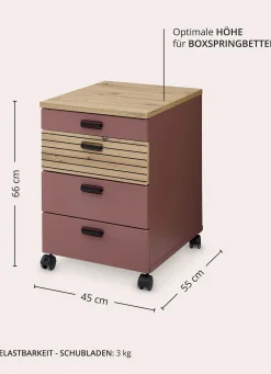 BADER Rollcontainer rot-artisan