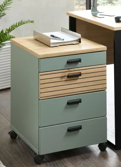 New BADER Rollcontainer schilfgrün-artisan