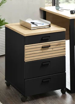 Sale BADER Rollcontainer schwarz-artisan