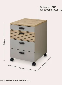 Outlet BADER Rollcontainer basalt-artisan