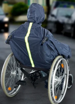 New BADER Rollstuhl-Regencape BLAU