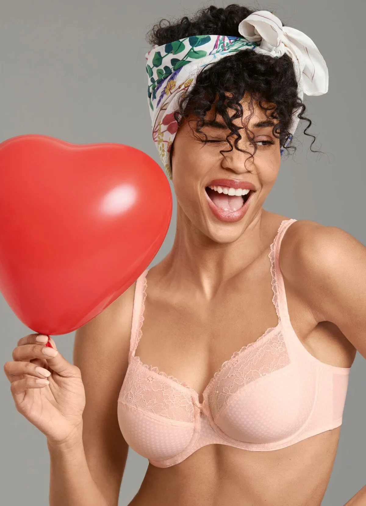 Discount ROSA FAIA Bügel-BH mit elastischer Spitze ZARTAPRICOT-ECRU