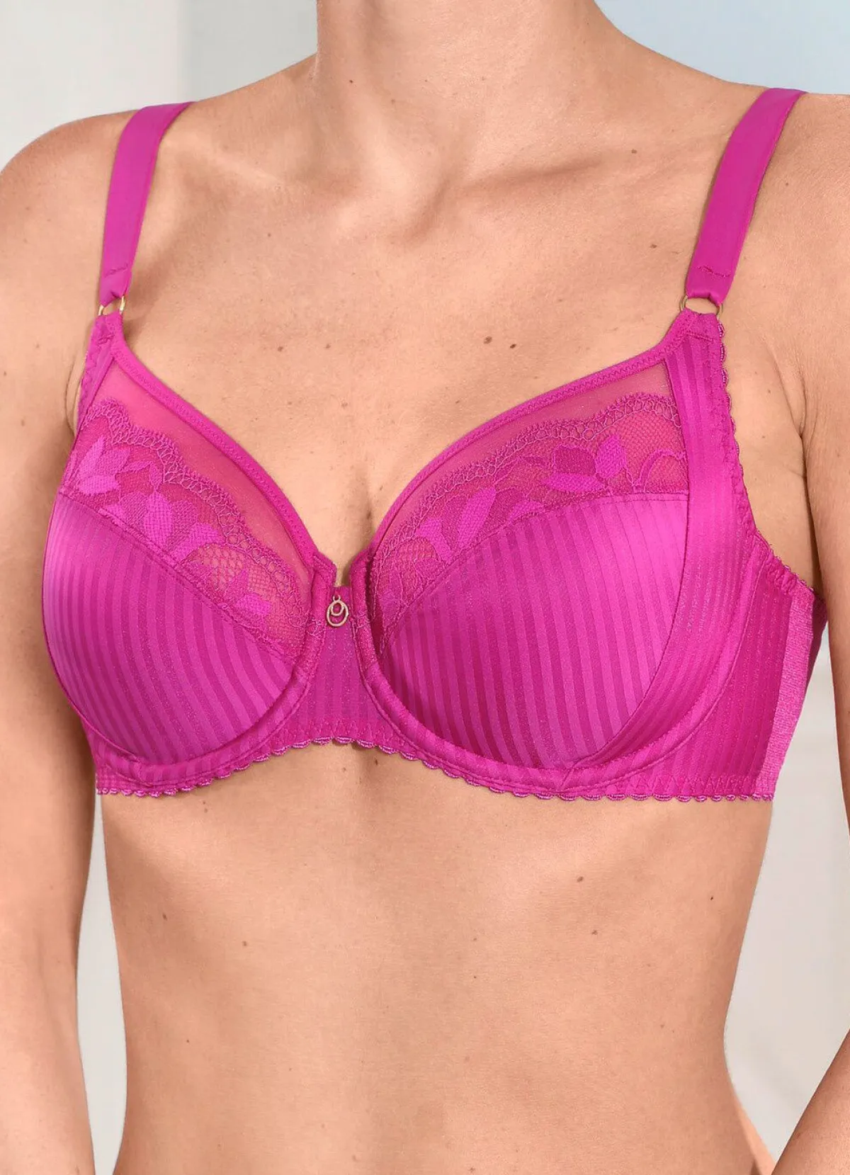 Clearance ROSA FAIA Bügel-BH mit Tüllstickereispitze AZALEE