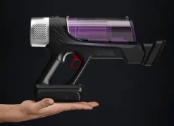 New ROWENTA RH2038 Akku-Handstaubsauger SCHWARZ-LILA