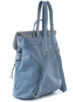 Best BADER Rucksack mit Überschlag und Drehschloss JEANS-GRAU