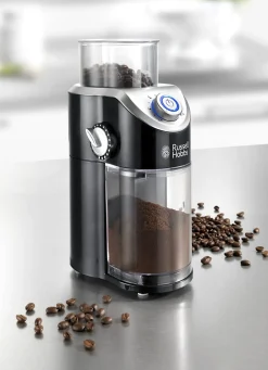 Best RUSSELL HOBBS elektrische Kaffeemühle mit Scheibenmahlwerk SCHWARZ