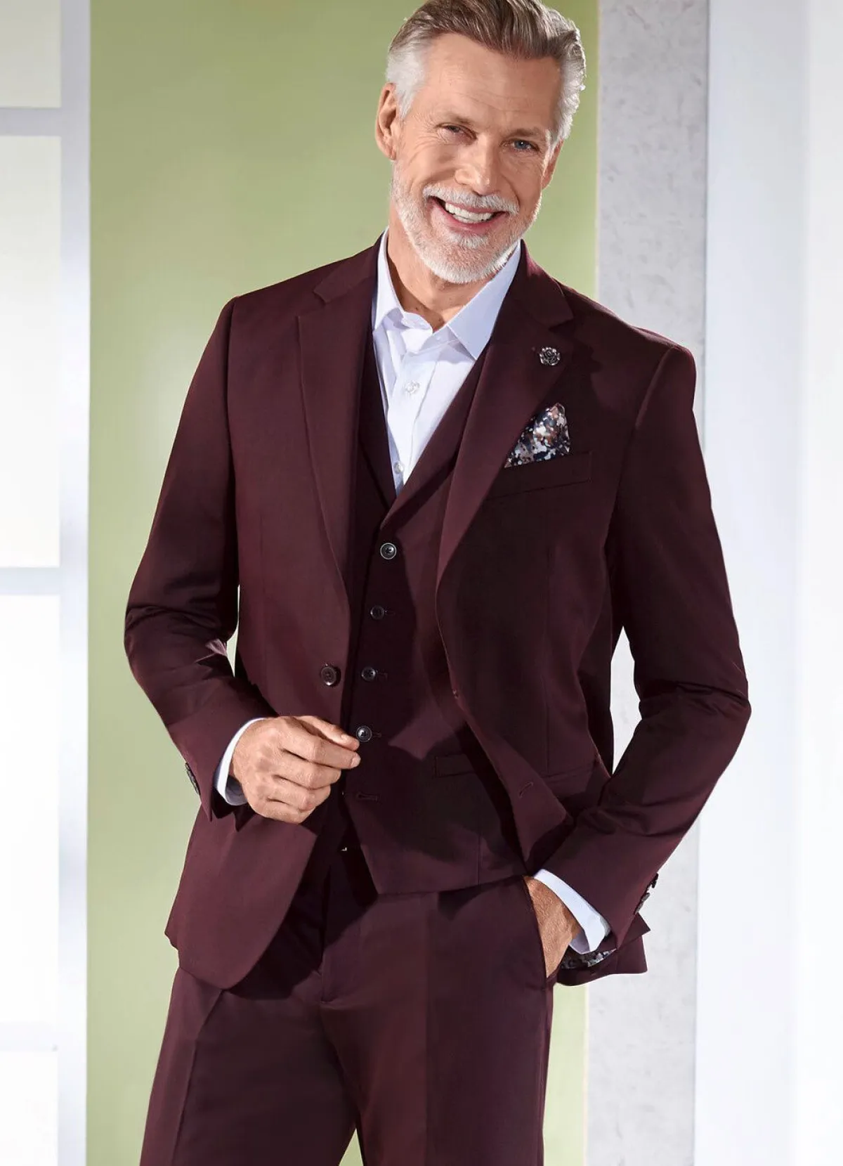 Discount BADER Sakko mit Pattentaschen BORDEAUX