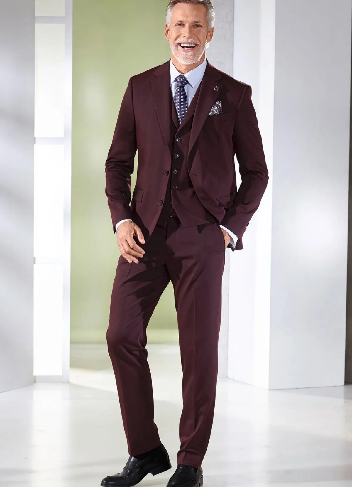 Discount BADER Sakko mit Pattentaschen BORDEAUX