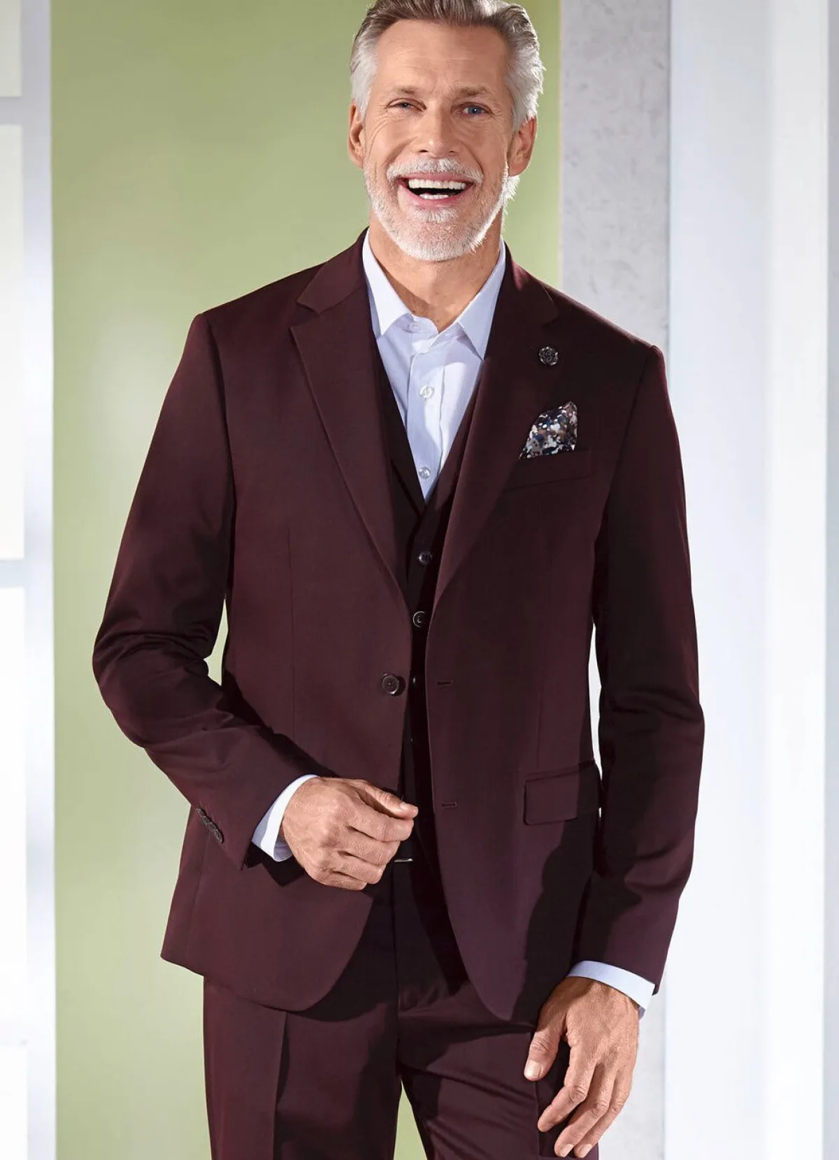 Discount BADER Sakko mit Pattentaschen BORDEAUX