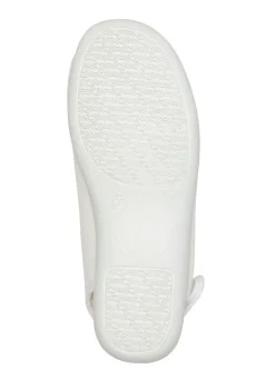 Sale BADER Sandale aus elastischem Textilmaterial CREMEWEISS-GOLD