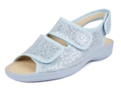 Clearance AEROSOFT Sandalette mit Klettverschlüssen HELLBLAU
